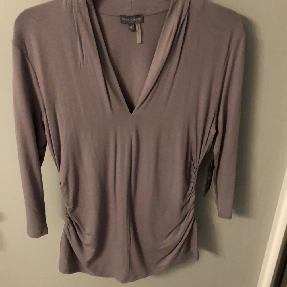 Three-quarter length sleeve top
